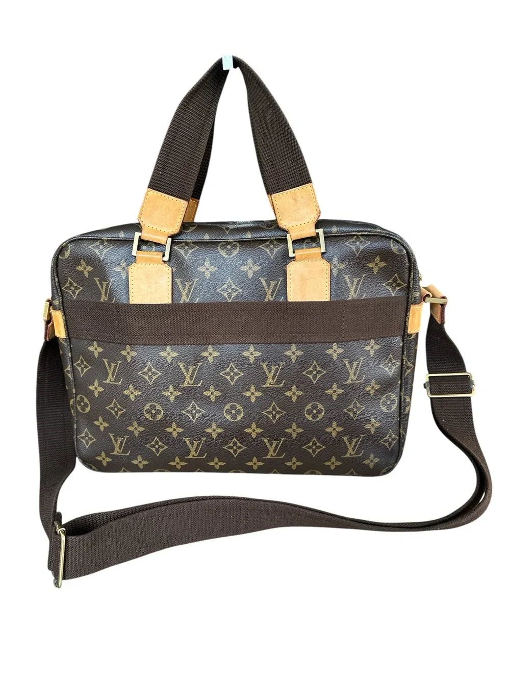 Louis Vuitton Monogram Canvas Messenger Bag in Brown and Tan